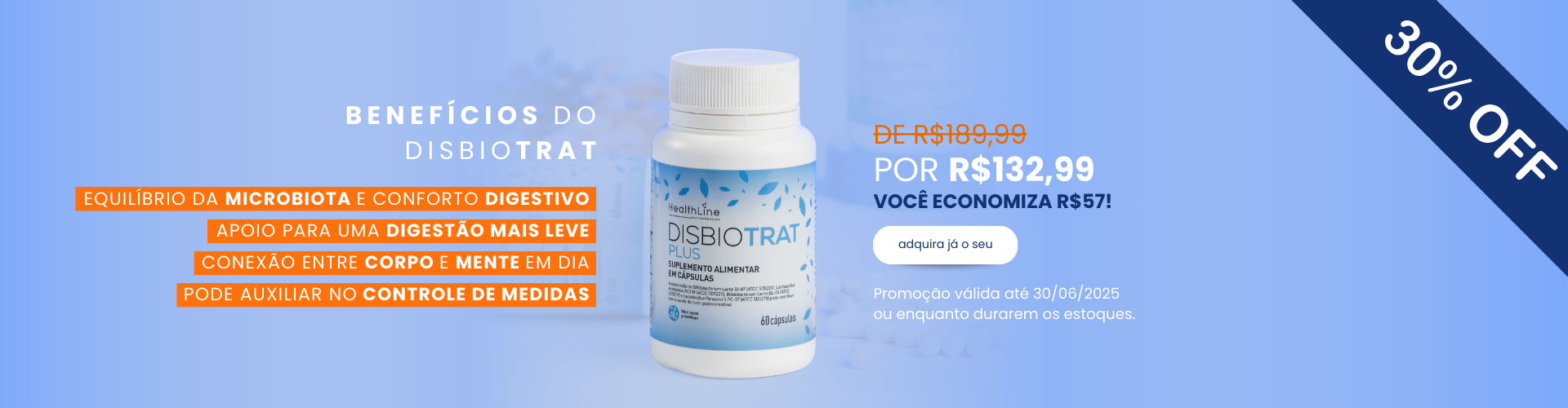 Banner DisbioTrat 30%OFF